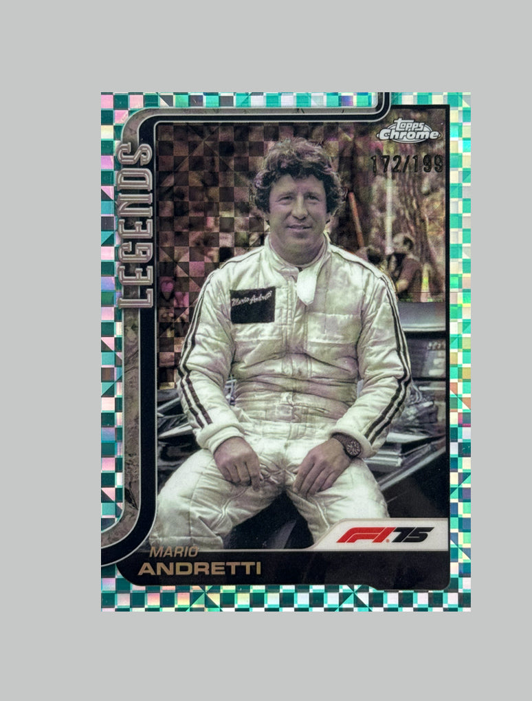 Topps Chrome F1 2025 Mario Andretti 172/199
