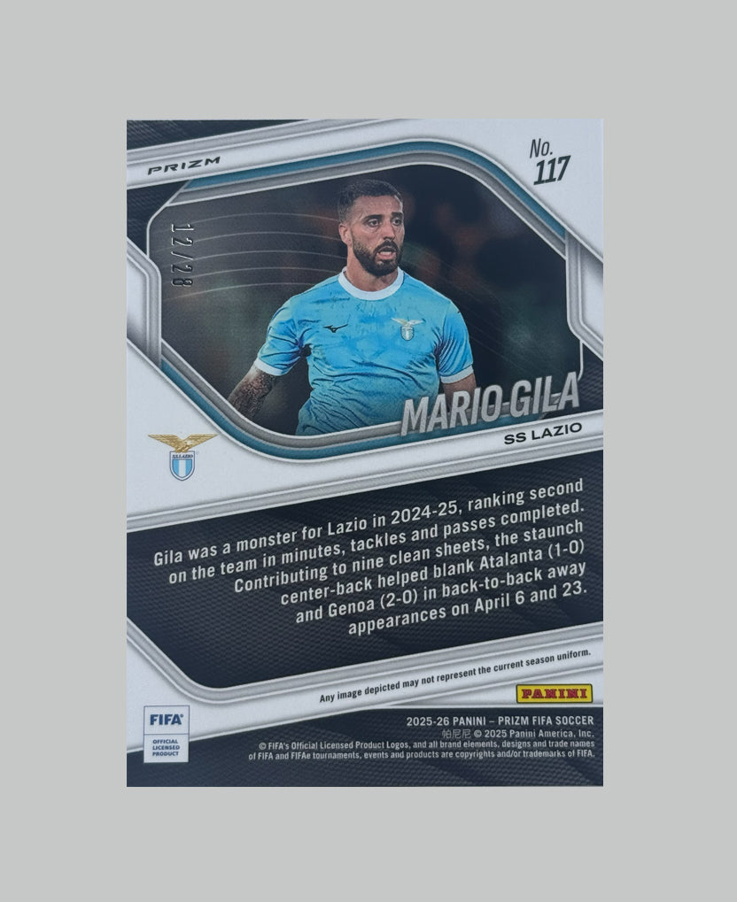 Panini Prizm FIFA 2025-26 Mario Gila 12/28