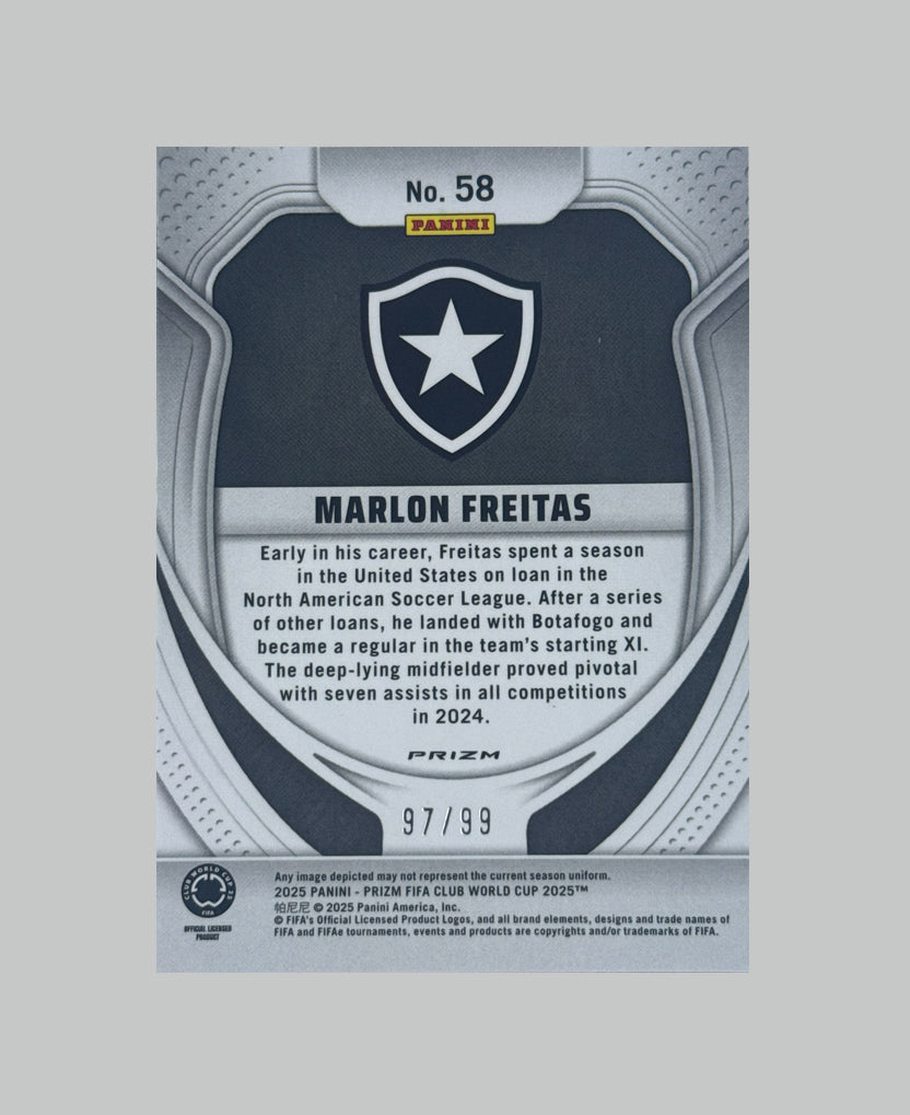 Panini Prizm Club World Cup Marlon Freitas (RC) 97/99