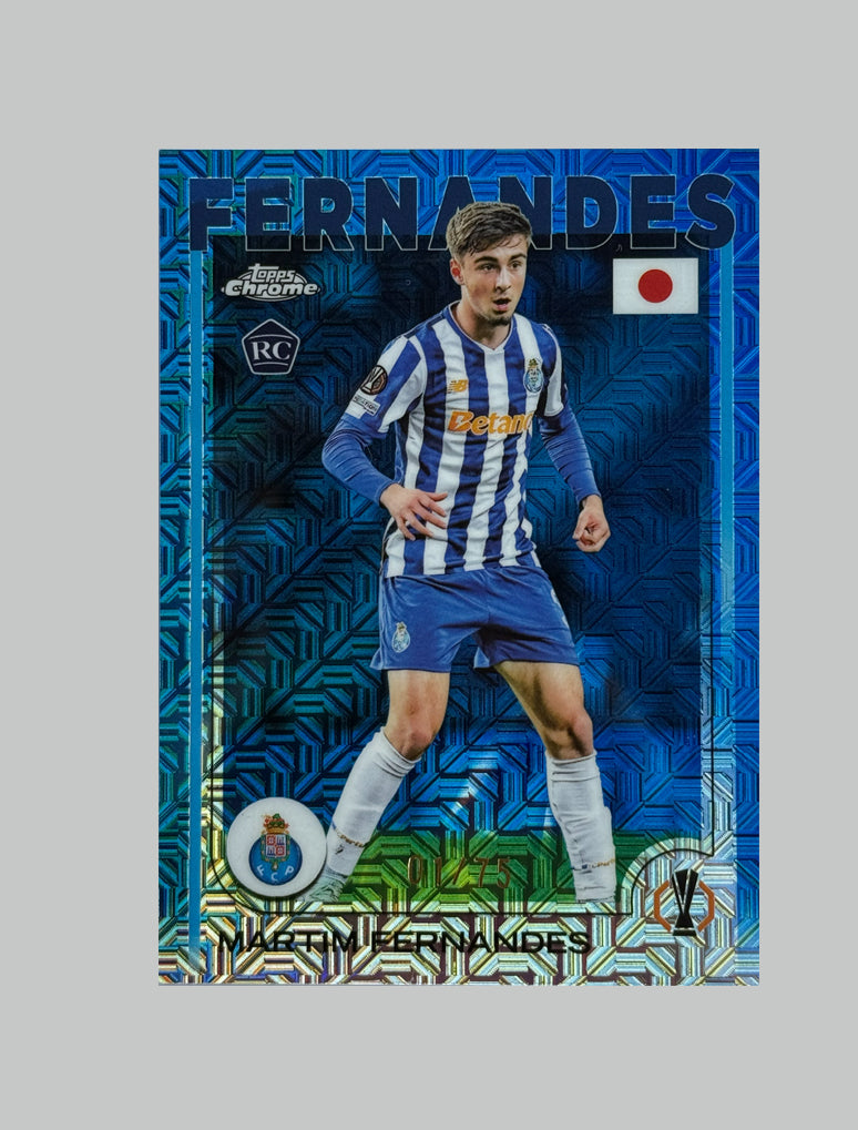 Topps Chrome UCC Japan 2024-25 Martim Fernandes (RC) 01/75