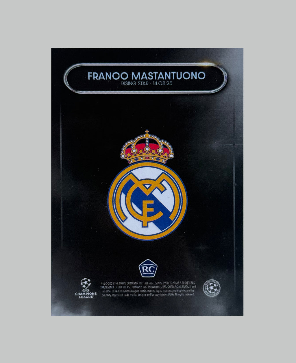 Topps Summer 2025/26 Signings Franco Mastantuono (RC)