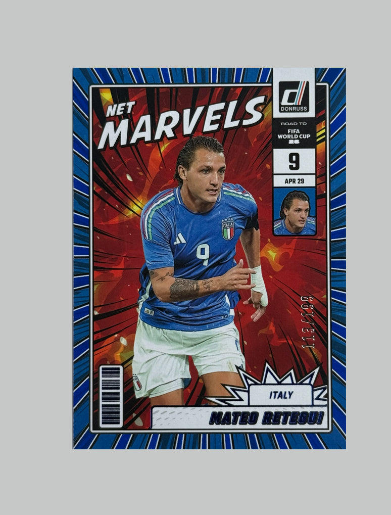 Panini Donruss Road to World Cup 2025-26 Mateo Retegui Net Marvels 113/199