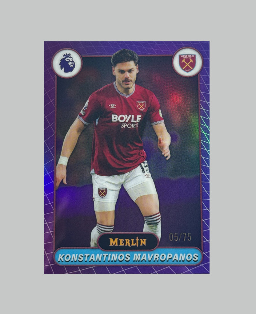 Topps Merlin Premier League 2025-26 Konstantinos Mavropanos 05/75