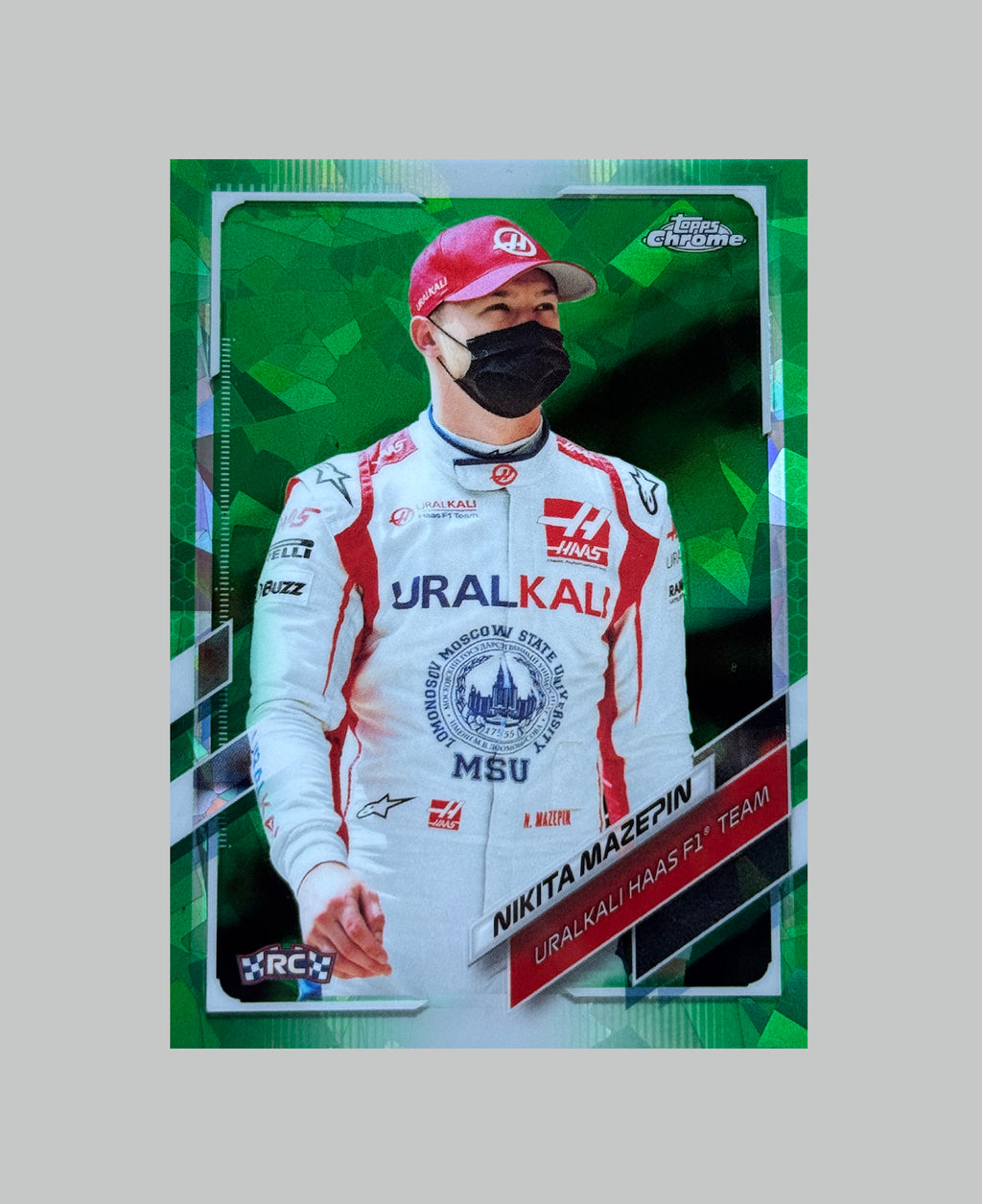 Topps Chrome Sapphire F1 2021 Nikita Mazepin (RC) 25/75