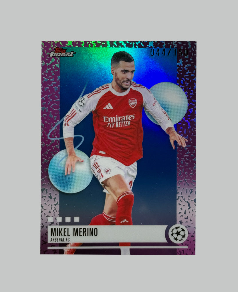 Topps Finest UCC 2025-26 Mikel Merino 044/150