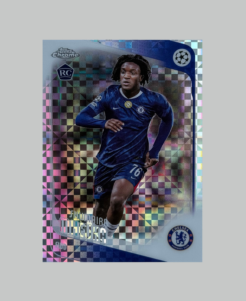 Topps Chrome UCC 2025-26 Shumaira Mheuka (RC) X-Fractor