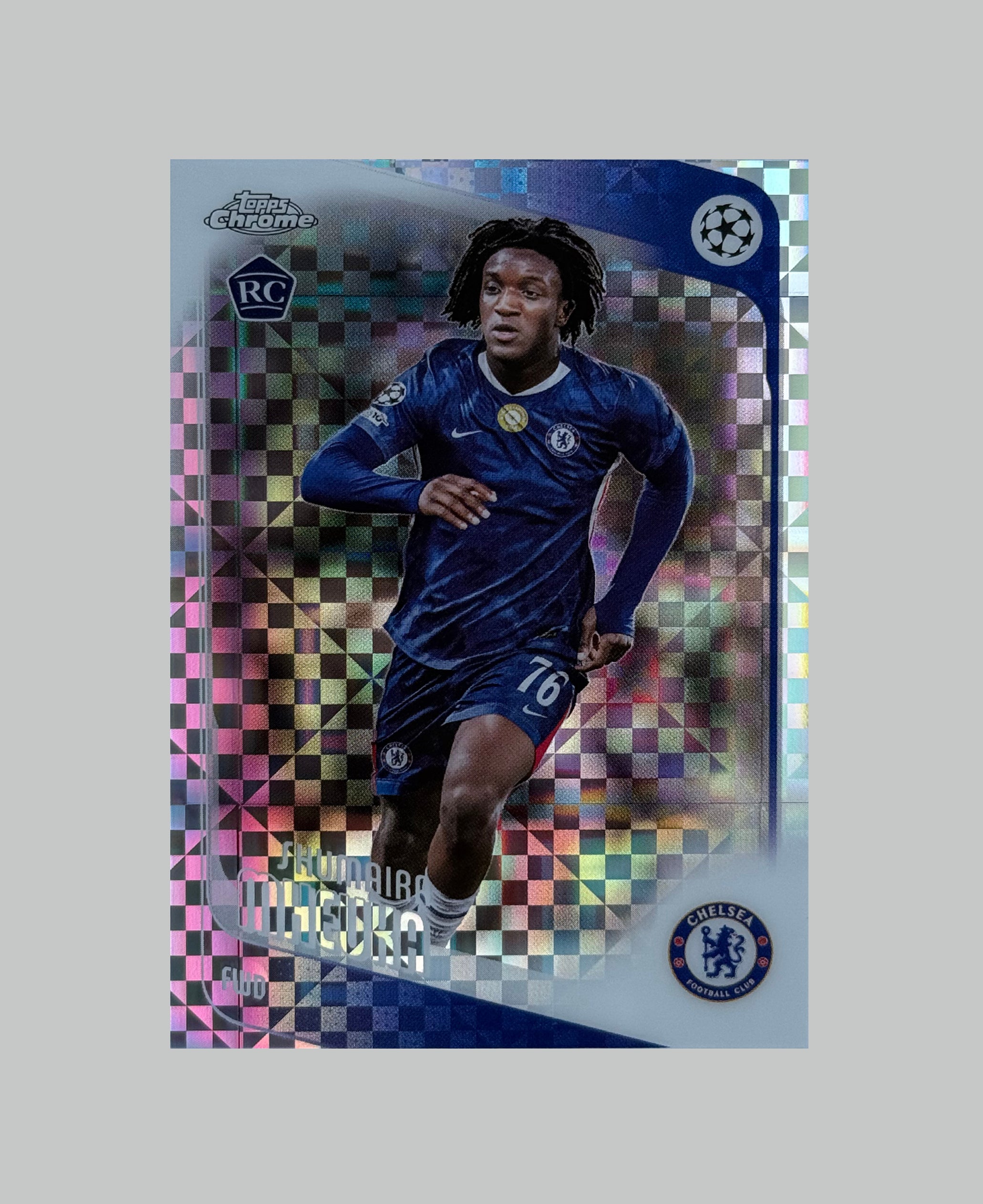 Topps Chrome UCC 2025-26 Shumaira Mheuka (RC) X-Fractor