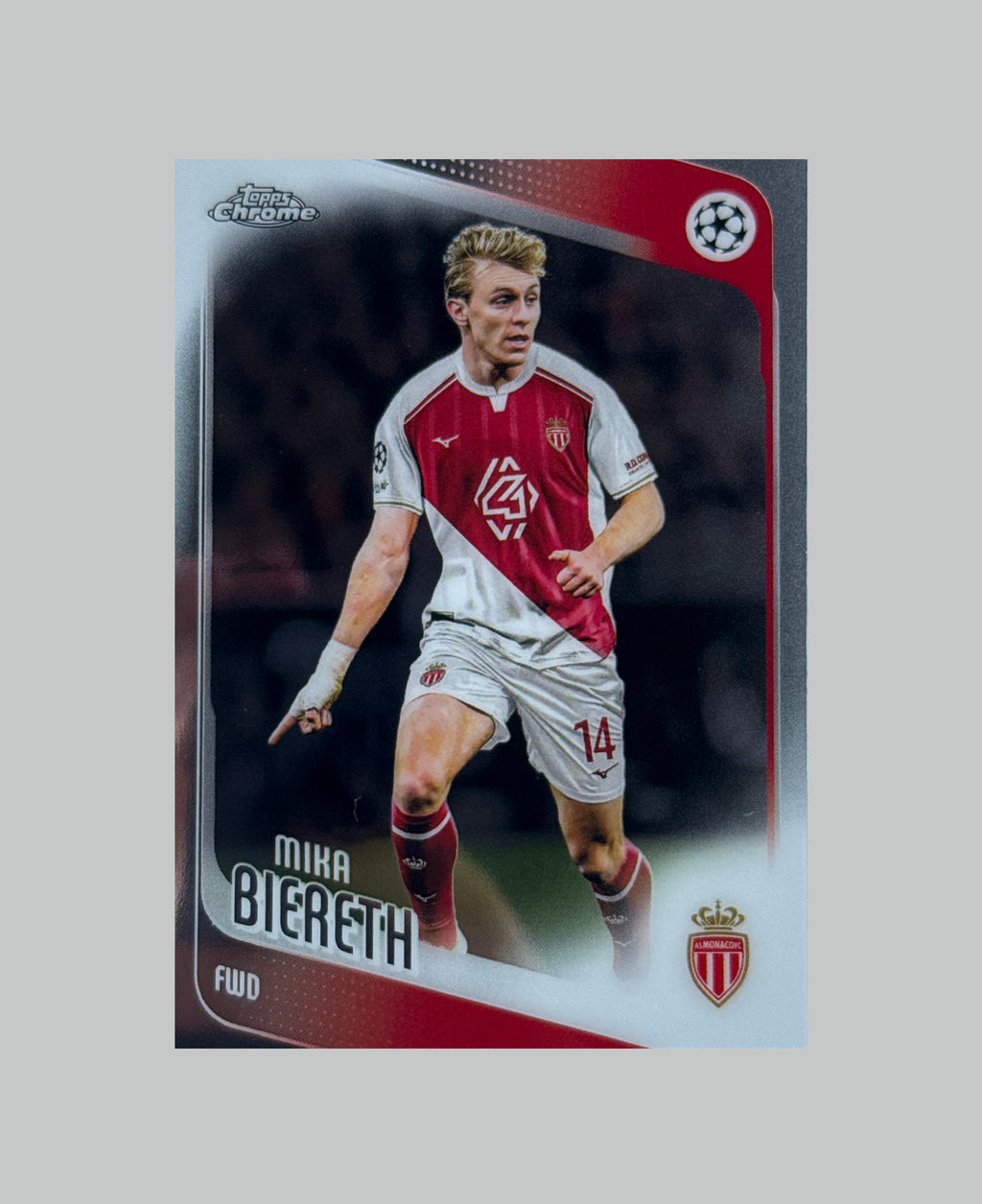 Topps Chrome UCC 2025-26 Mika Biereth