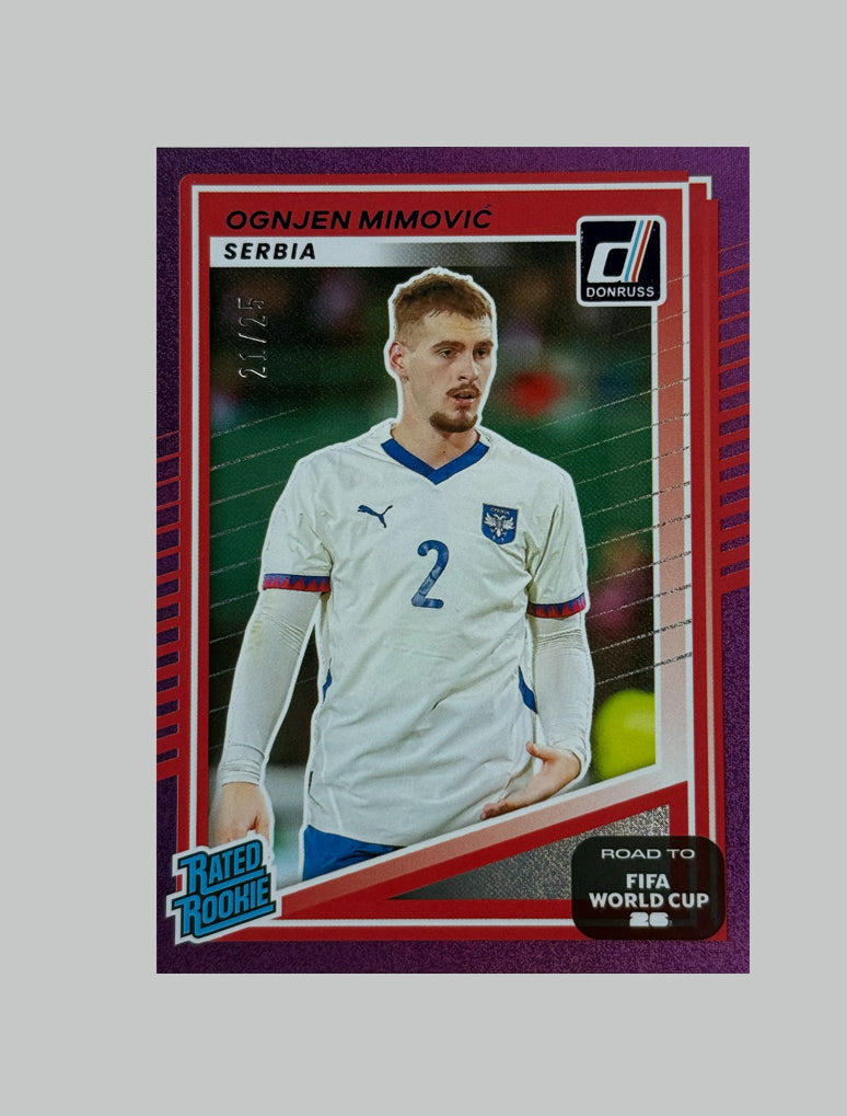 Panini Donruss Road to World Cup 2025-26 Ognjen Mimovic 21/25