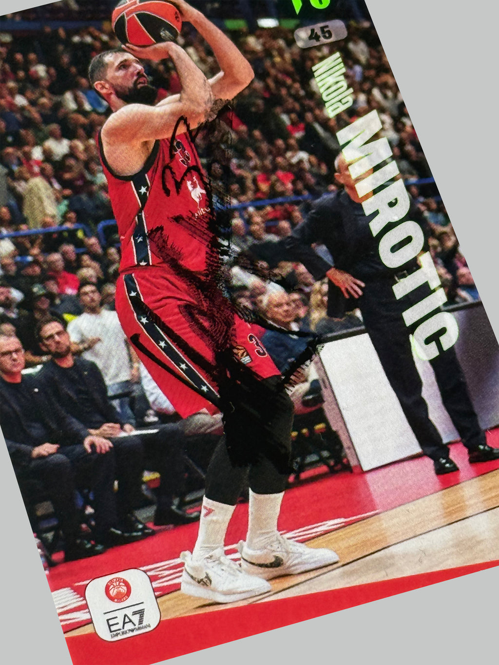 Panini Top Class Euroleague Nikola Mirotic On Card Auto