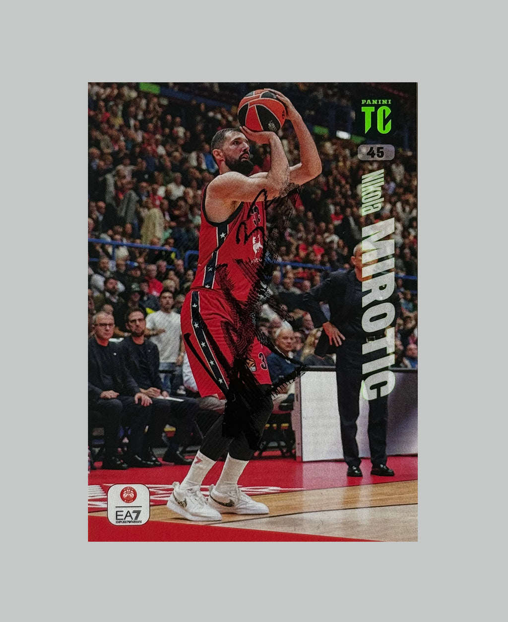Panini Top Class Euroleague Nikola Mirotic On Card Auto