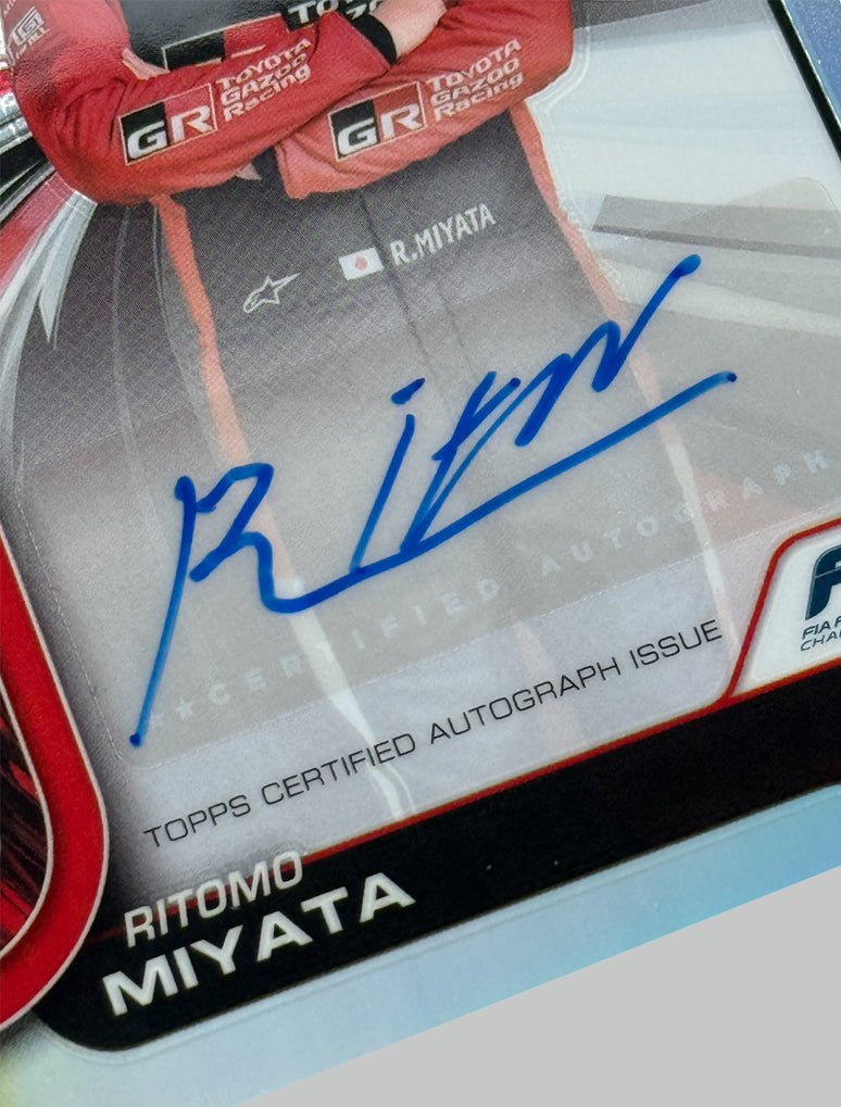 Topps Chrome F1 2025 Ritomo Miyata Auto