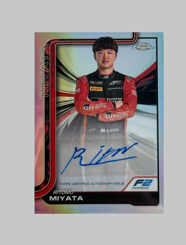 Topps Chrome F1 2025 Ritomo Miyata Auto