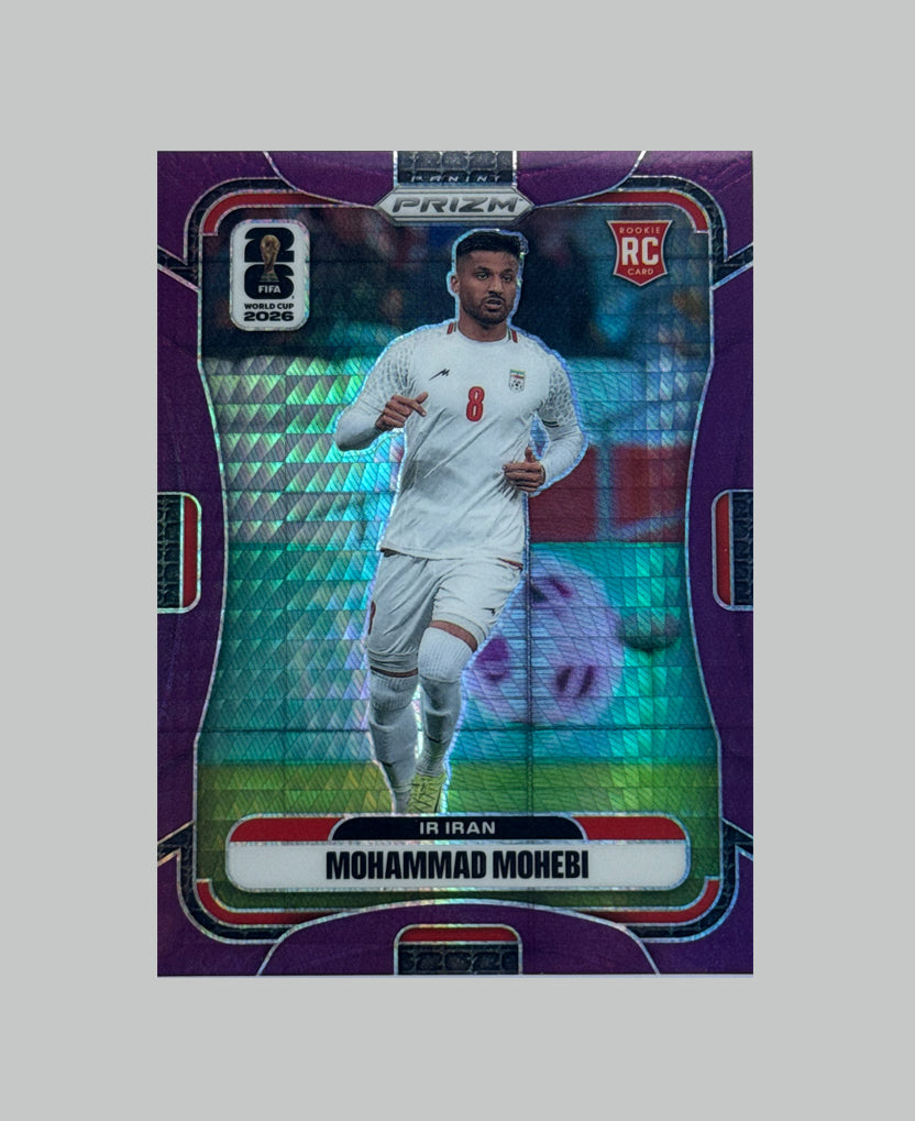 Panini Prizm World Cup 2026 Mohammad Mohebi (RC) 196/299