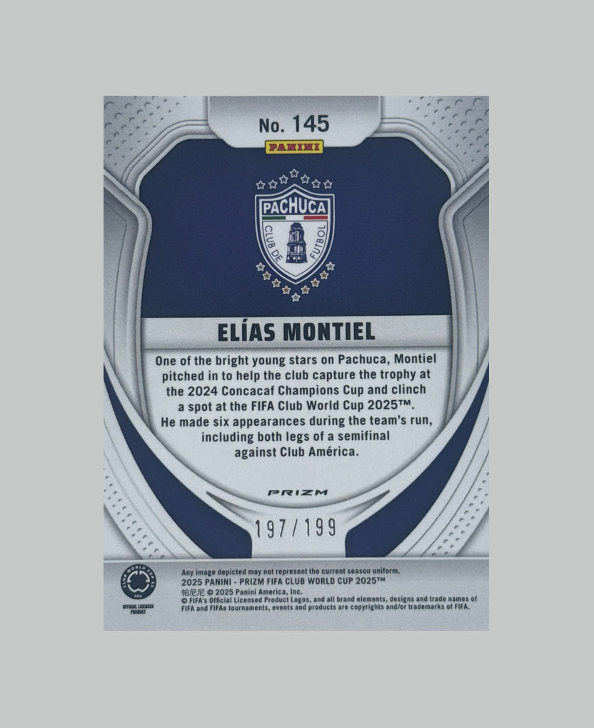 Panini Prizm Club World Cup Elias Montiel (RC) 197/199