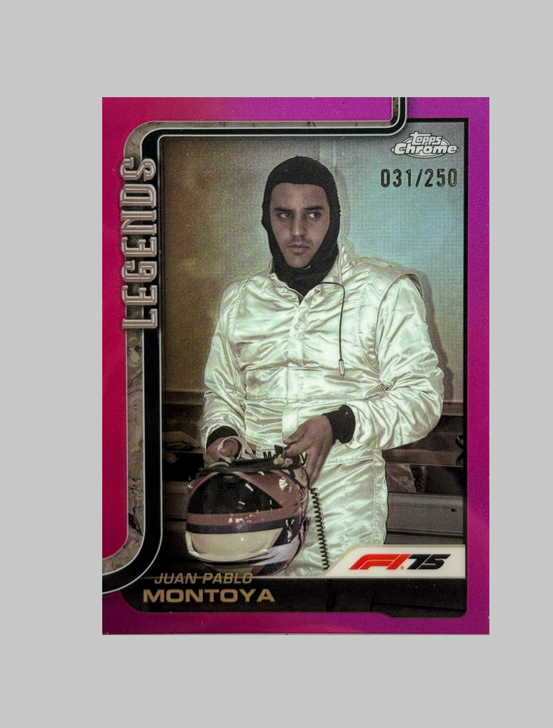 Topps Chrome F1 2025 Juan Pablo Montoya 031/250