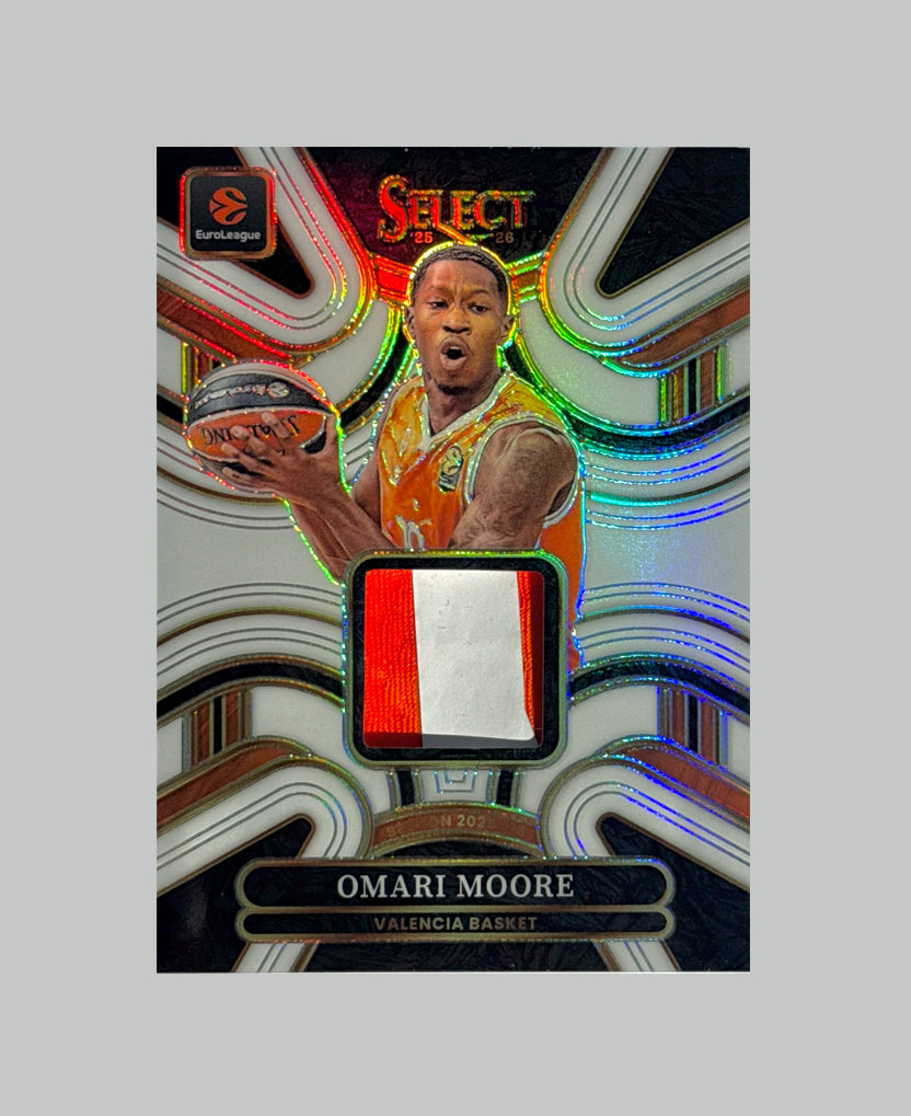 Panini Select Euroleague 2025-26 Omari Moore 49/49 Relic