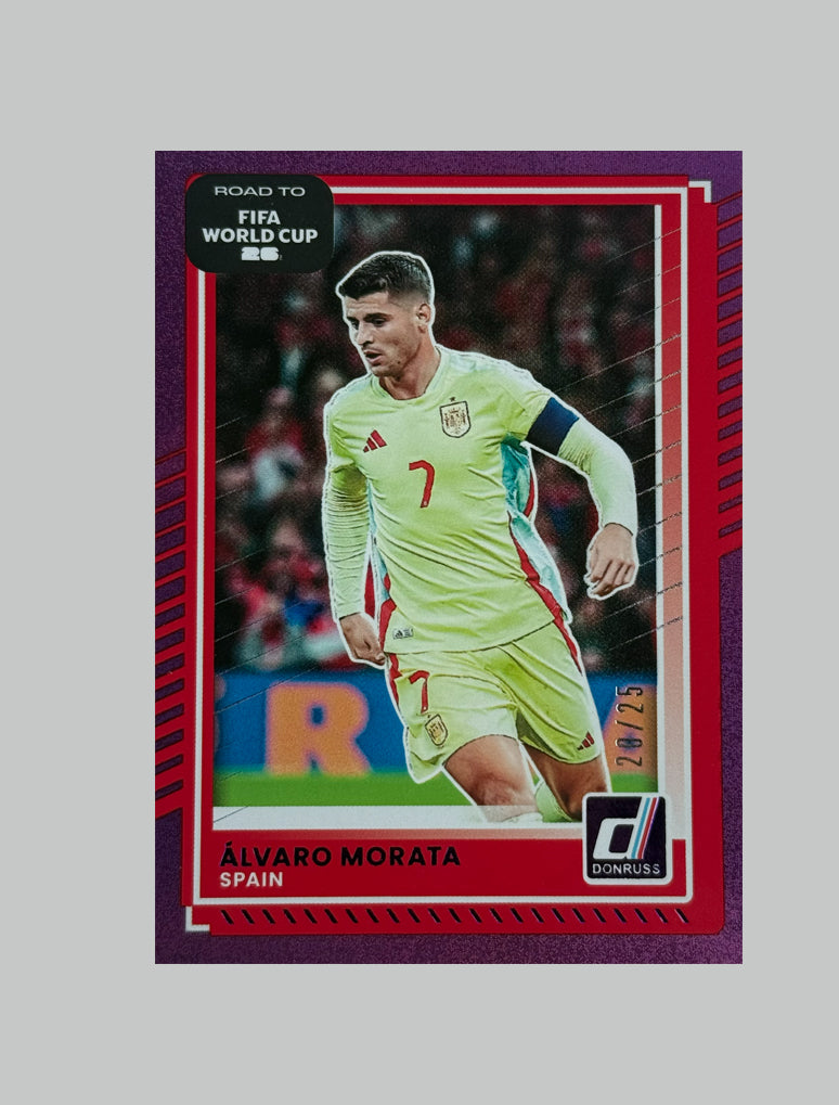Panini Donruss Road to World Cup 2025-26 Alvaro Morata 20/25