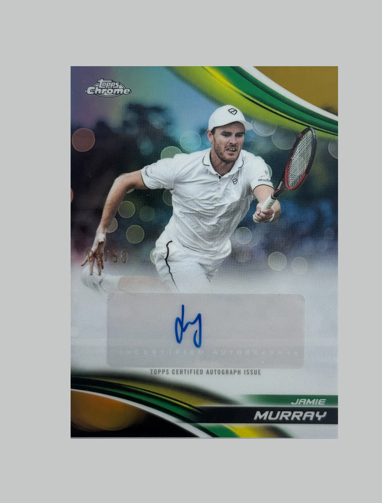 Topps Chrome Tennis 2025 Jamie Murray 03/50 Auto