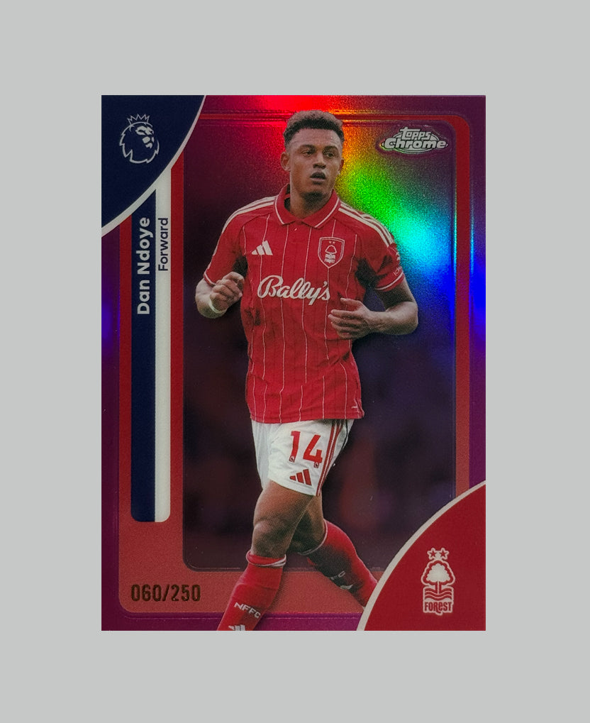 Topps Chrome Premier League 2026 Dan Ndoye 060/250