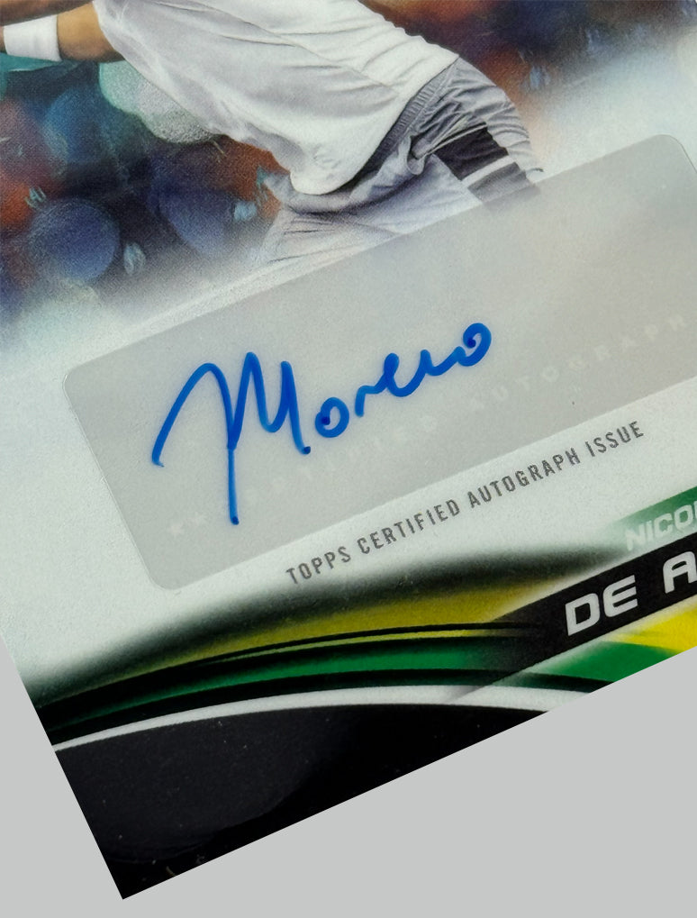 Topps Chrome Tennis 2025 Nicolas Moreno De Alboran Auto