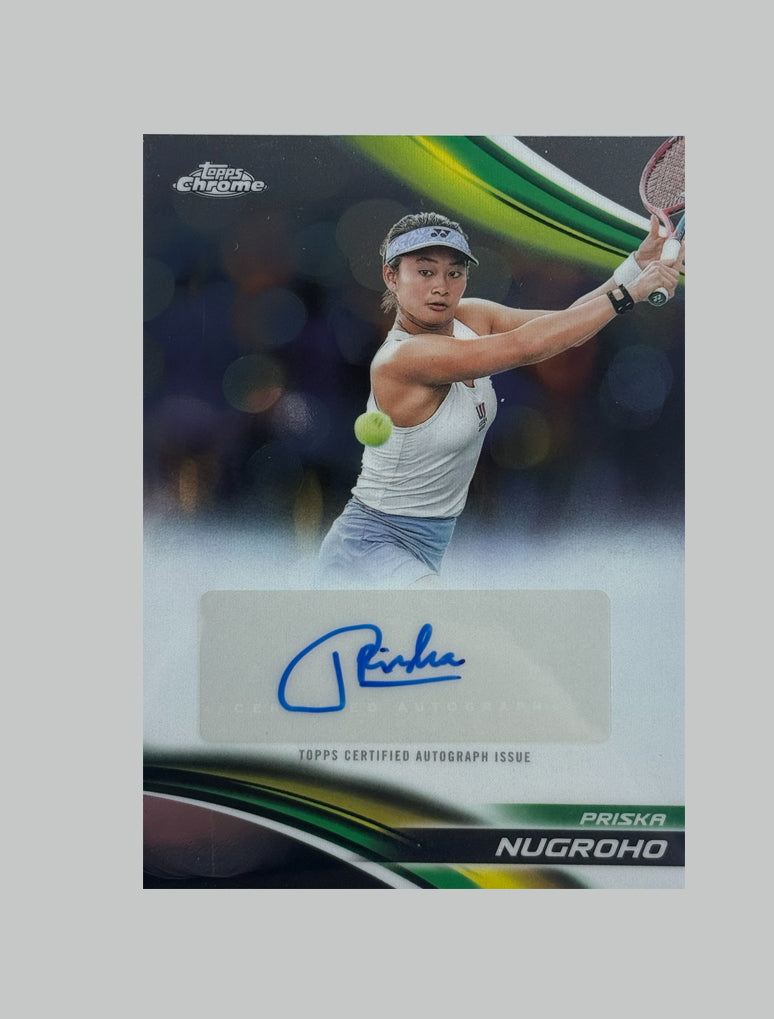 Topps Chrome Tennis 2025 Priska Nugroho Auto