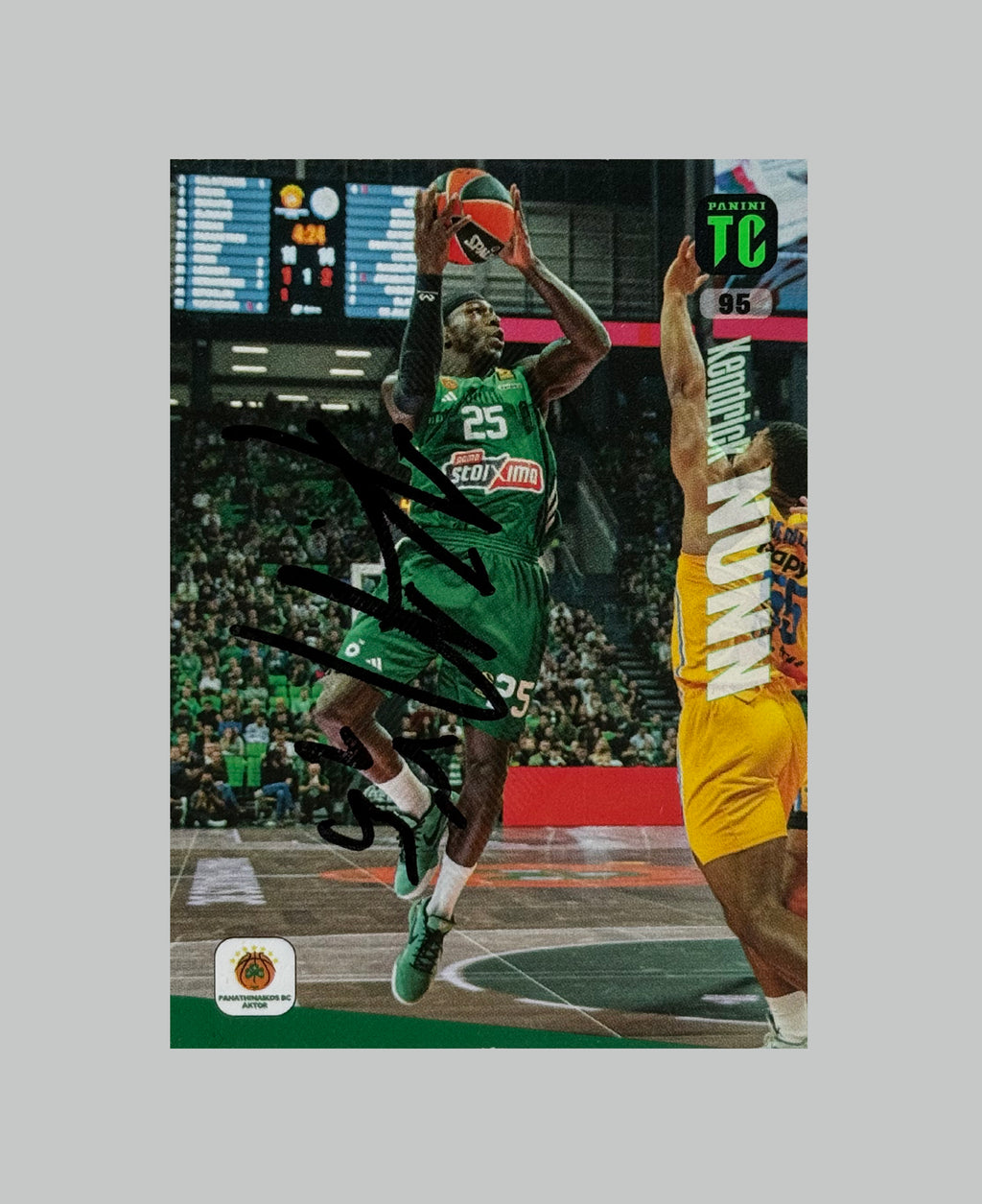 Panini Top Class Euroleague Kendrick Nunn On Card Auto