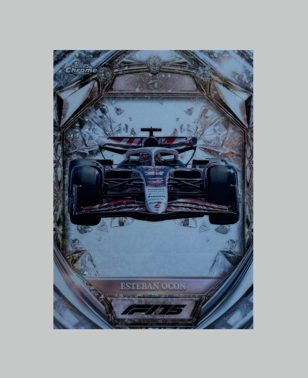 Topps Chrome F1 2025 Diamond 75th Anniversary Esteban Ocon