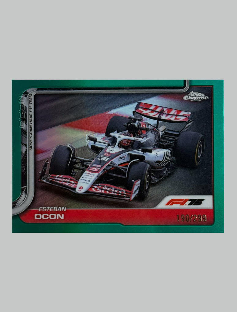 Topps Chrome F1 2025 Esteban Ocon 190/299