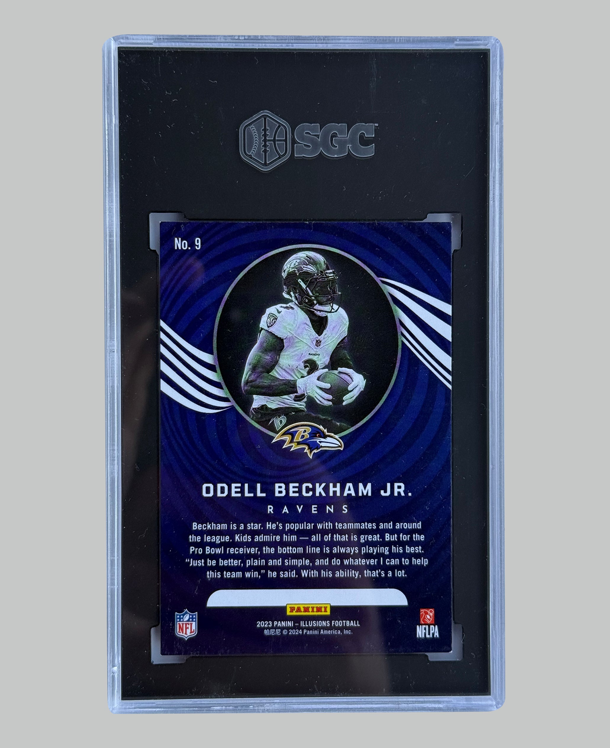 Panini Illusions 2023 Odell Beckham Jr. 67/125 SGC 8.5