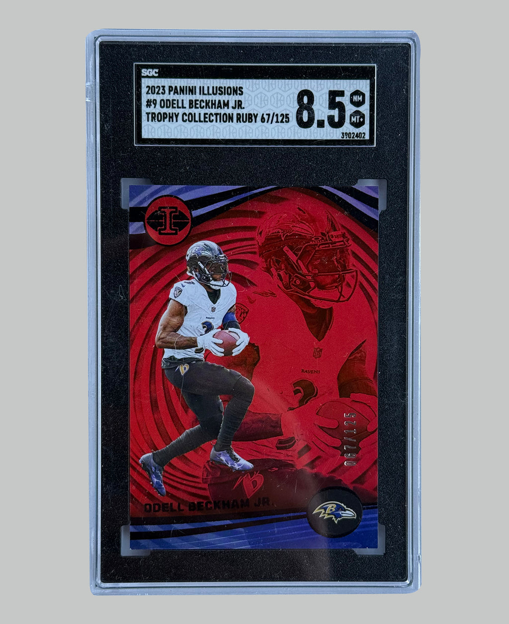 Panini Illusions 2023 Odell Beckham Jr. 67/125 SGC 8.5
