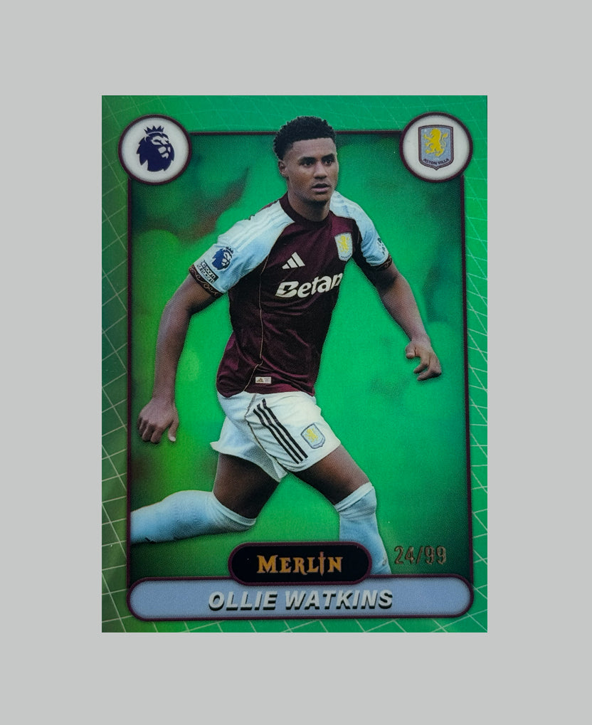 Topps Merlin Premier League 2025-26 Ollie Watkins 24/99
