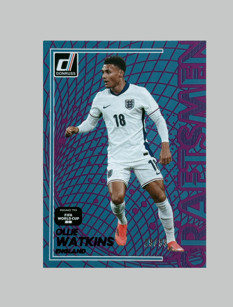 Panini Donruss Road to World Cup 2025-26 Ollie Watkins Craftsman 29/99