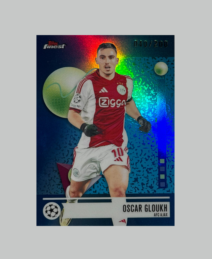 Topps Finest UCC 2025-26 Oscar Gloukh 040/200