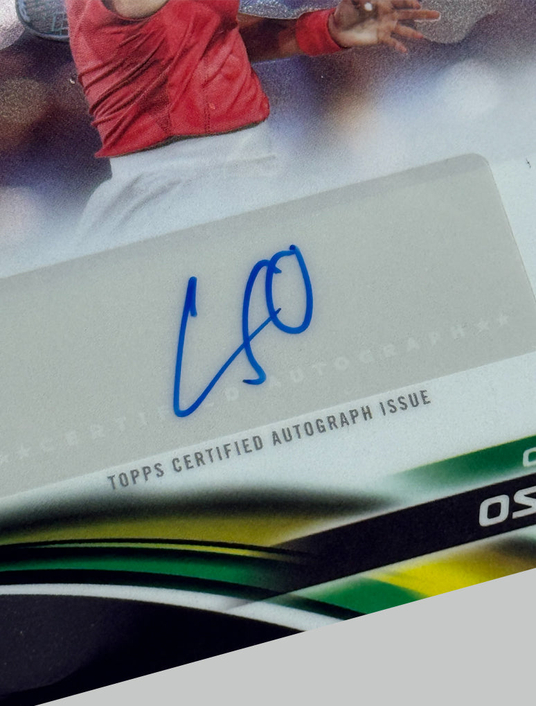 Topps Chrome Tennis 2025 Camila Osorio Auto