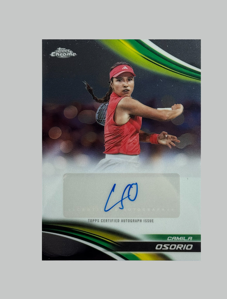 Topps Chrome Tennis 2025 Camila Osorio Auto