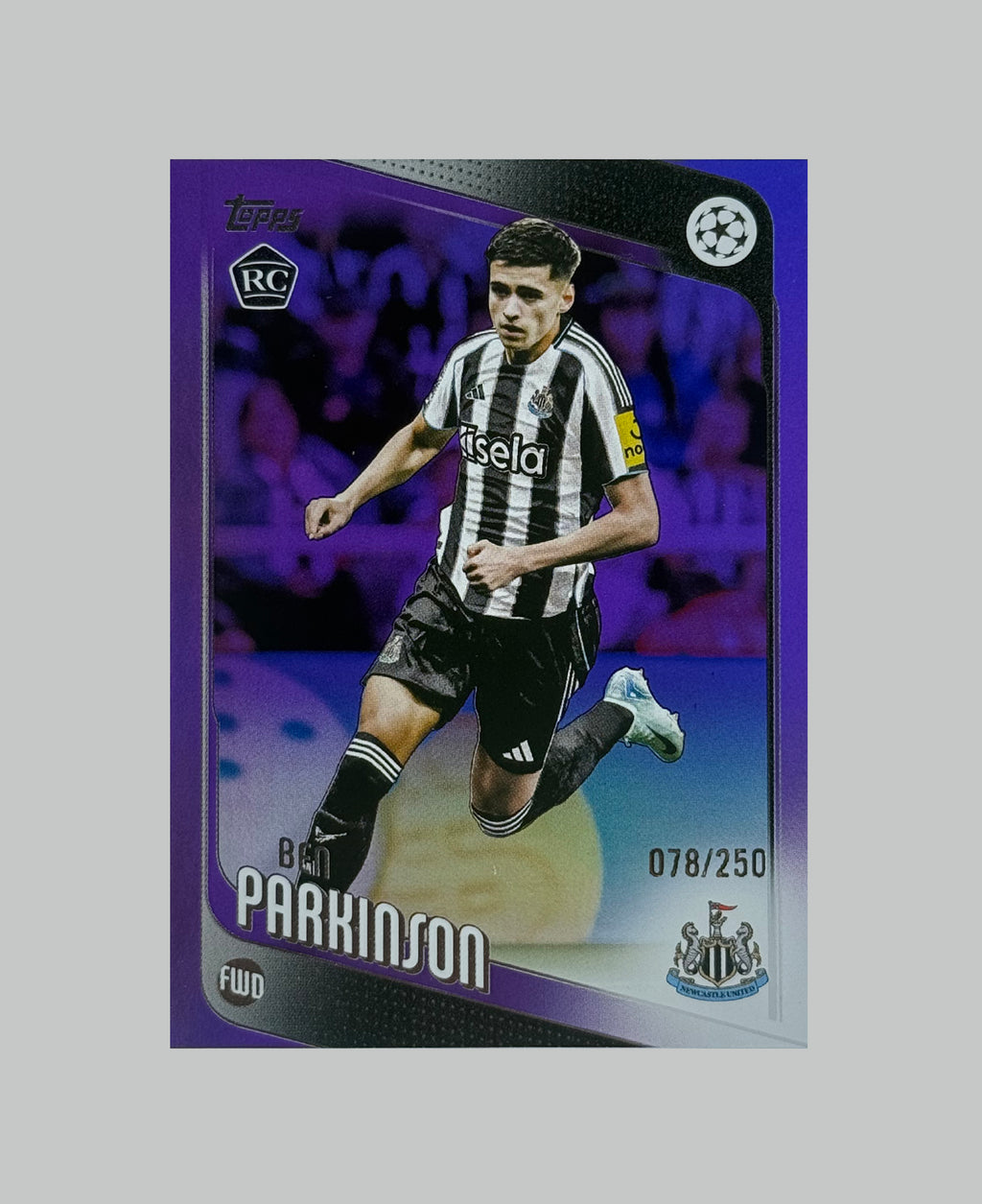 Topps UCC 2025-26 Ben Parkinson (RC) 078/250