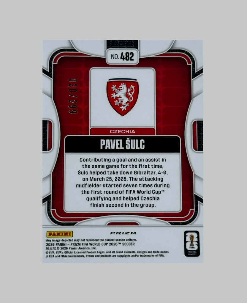 Panini Prizm World Cup 2026 Pavel Sulc (RC) 020/299