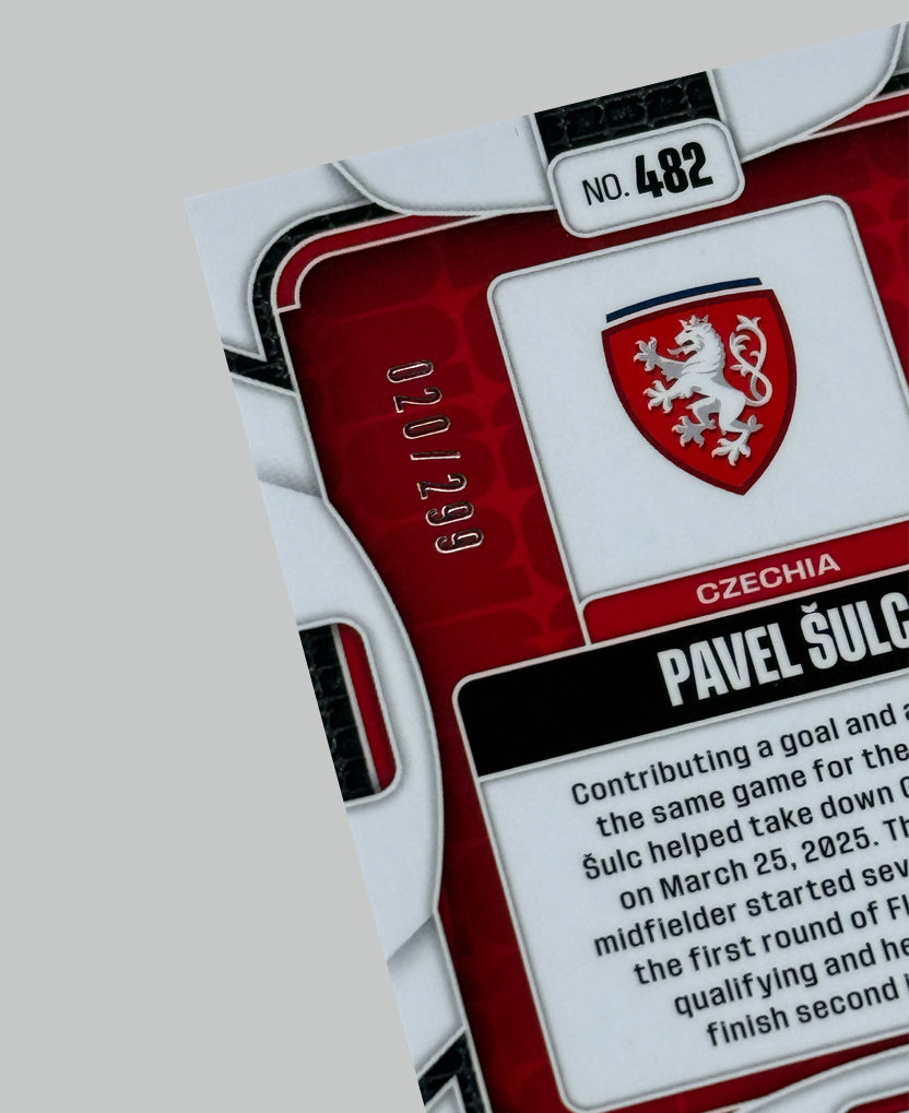 Panini Prizm World Cup 2026 Pavel Sulc (RC) 020/299