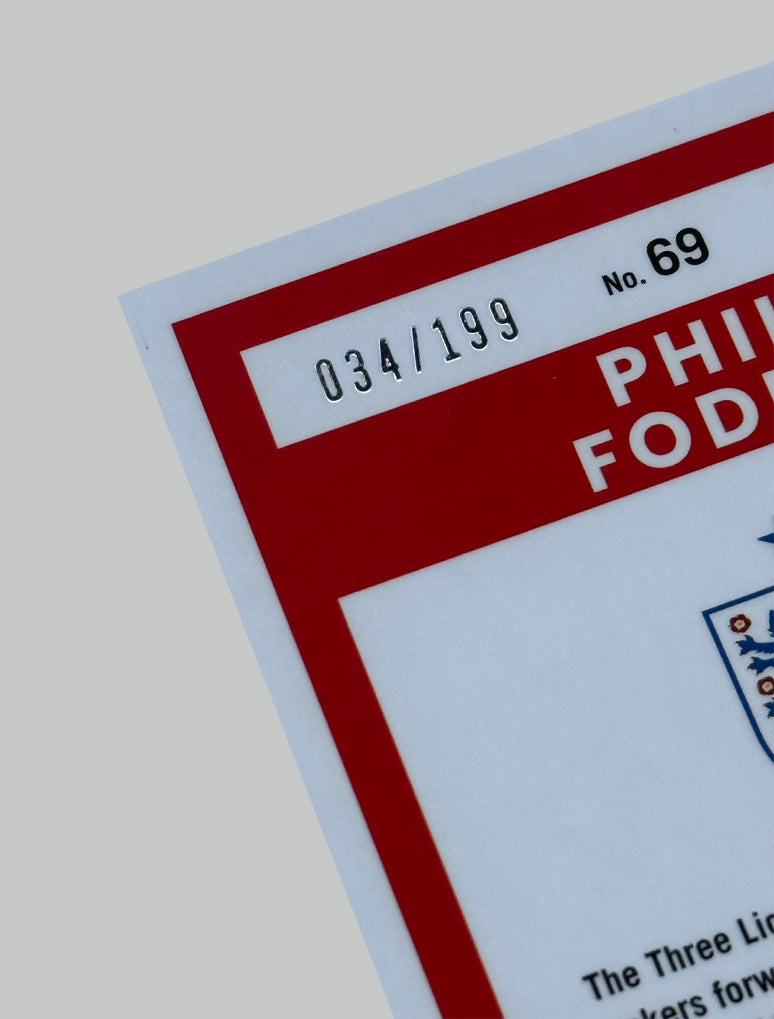 Panini Donruss Road to World Cup 2025-26 Optic Phil Foden 034/199
