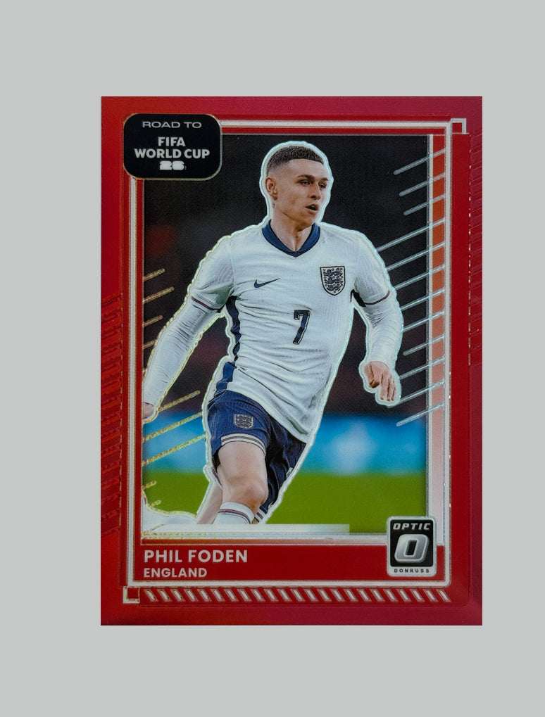 Panini Donruss Road to World Cup 2025-26 Optic Phil Foden 034/199