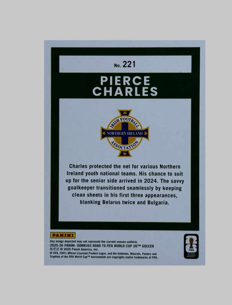 Panini Donruss Road to World Cup 2025-26 Pierce Charles 72/75