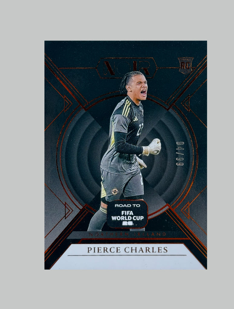 Panini Noir 2025-26 Pierce Charles (RC) 94/99