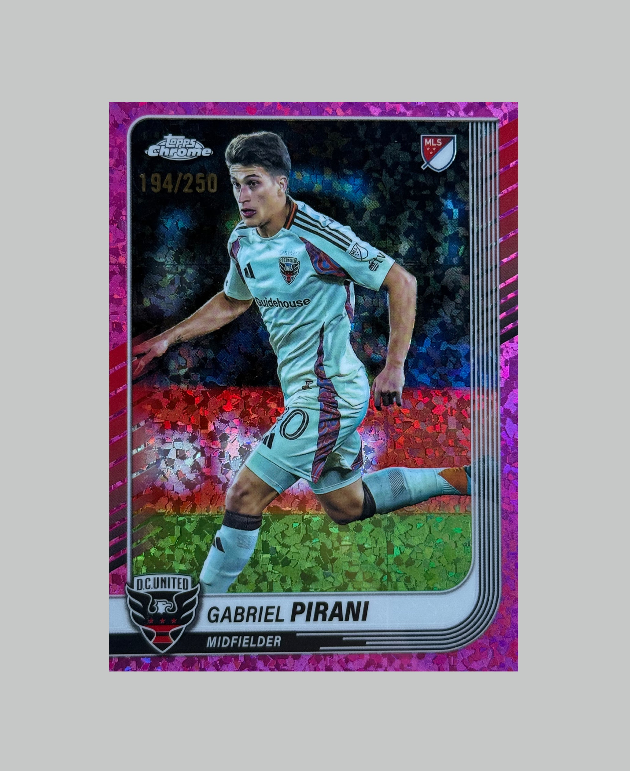 Topps Chrome MLS 2025 Gabriel Pirani 194/250