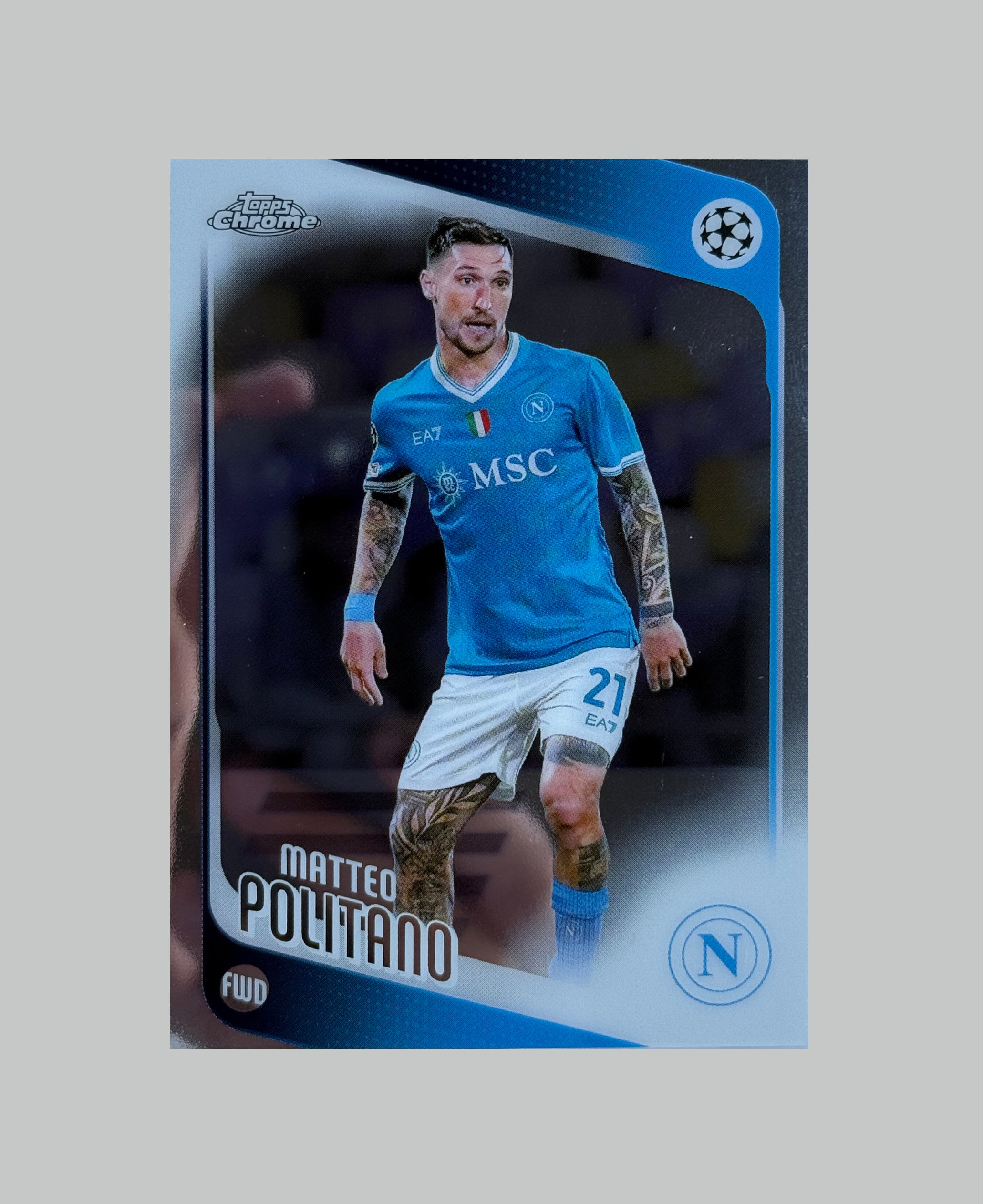 Topps Chrome UCC 2025-26 Matteo Politano