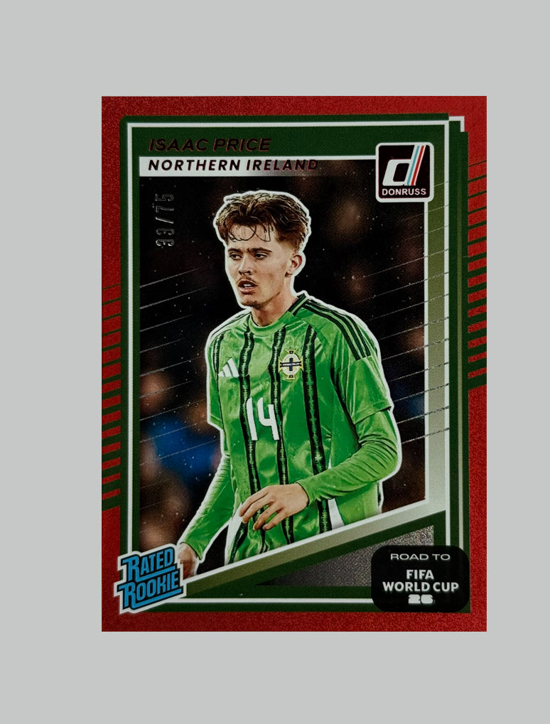 Panini Donruss Road to World Cup 2025-26 Isaac Price 33/75