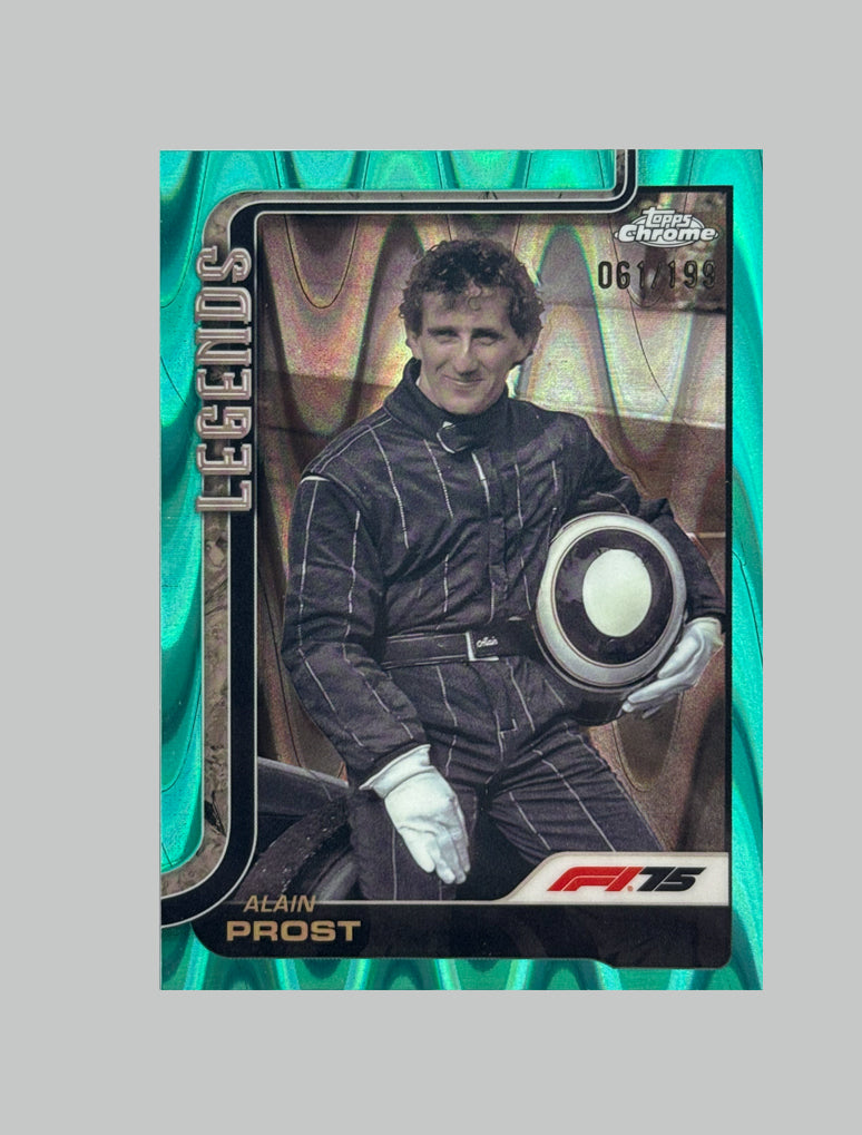Topps Chrome F1 2025 Alain Prost 061/199