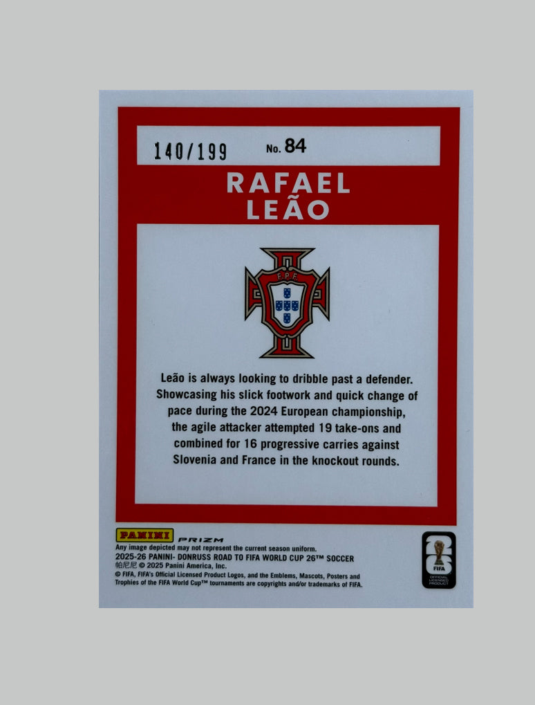 Panini Donruss Road to World Cup 2025-26 Optic Rafael Leao 140/199
