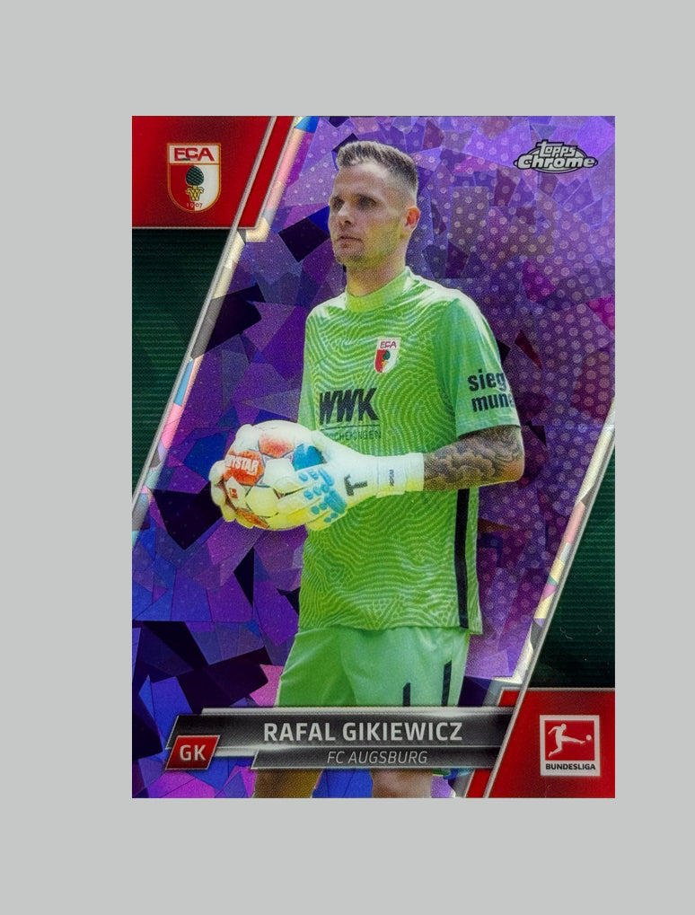 Topps Chrome Bundesliga 2021-22 Rafael Gikiewicz 05/25 Sapphire