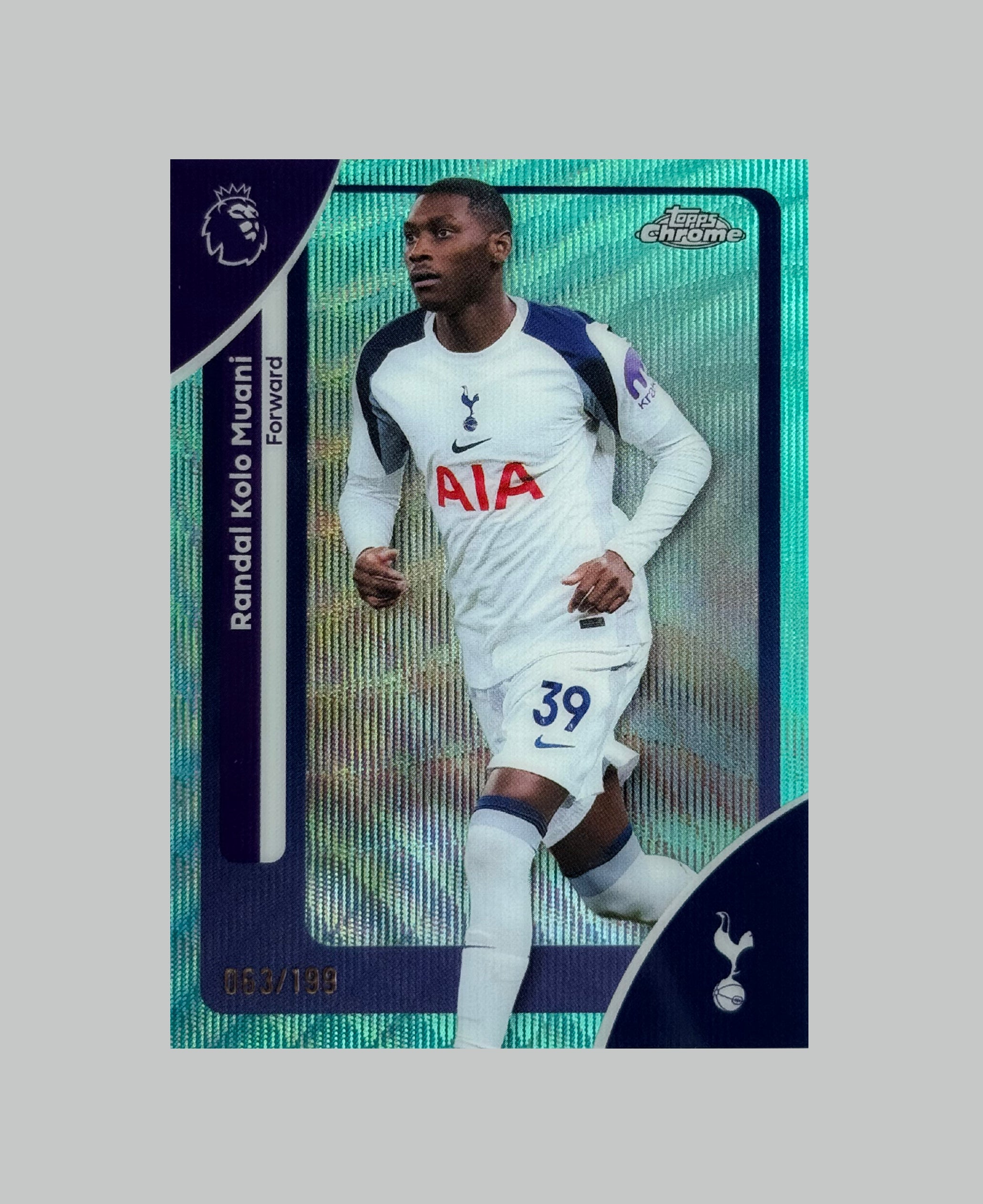 Topps Chrome Premier League 2026 Randal Kolo Muani 063/199